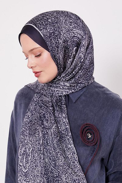 Levidor Ethnic Pattern Indian Silk Shawl