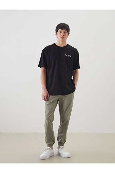 LC Waikiki Ανδρικό παντελόνι Jogger XSIDE Khaki Standard Fit