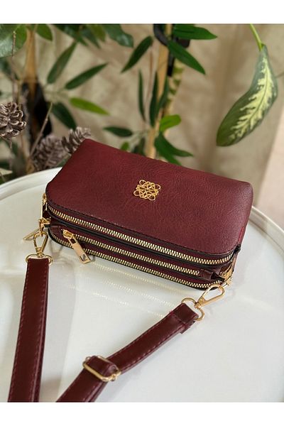 ZEYS Three-Eye Women's Hand and Shoulder Bag