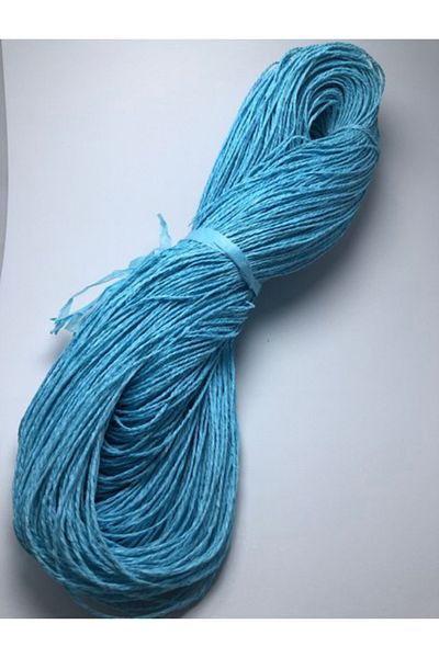 Selen Paper String 300 Gr Blue Hand Knitting Strings