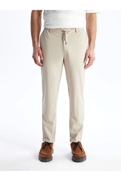 LC Waikiki Lcw Vision Beige Slim Fit Men's Trousers