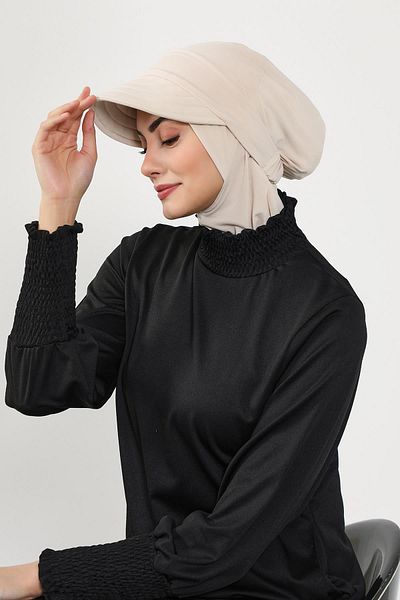 Aisha's Design Visor-Hat on Turban (Suitable for Sea, Pool), Sp-5Sn