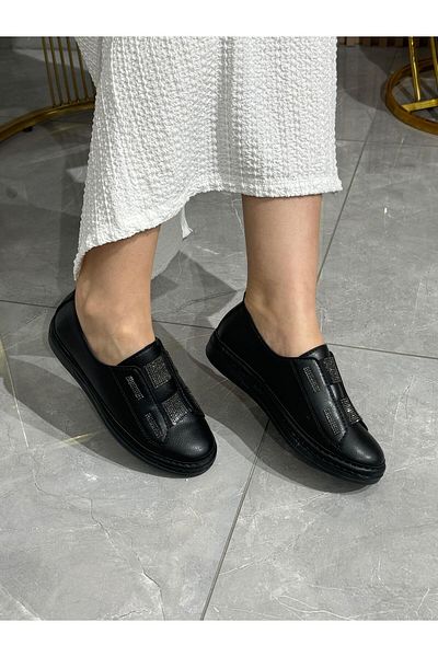 DERİ KABUSU Stoned Women's Ballerina Shoes 409