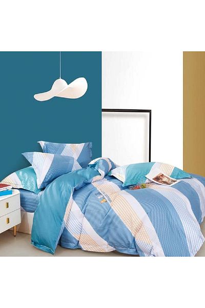 Five Store Super double bed linen, Armavir, ranforce cotton, multicolor, 4 pieces