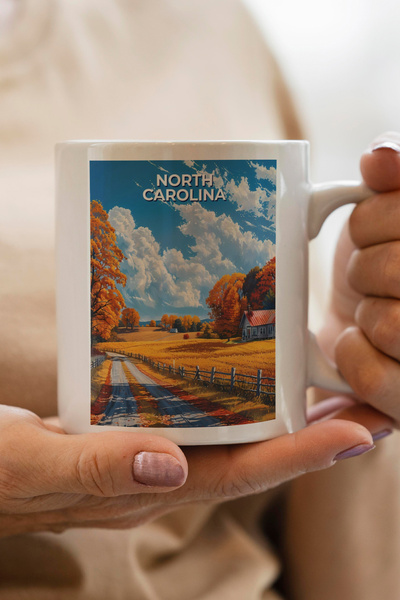 South Steel كوب مطبوع من كارولينا الشمالية