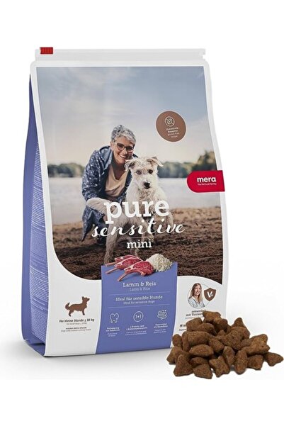 Mera Pure Sensitive Mini Irk Kuzulu ve Pirinçli Yetişkin Köpek Kuru Mama 4 kg...
