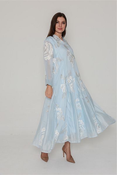 IKKXA Flowy Flower Pattern Dress