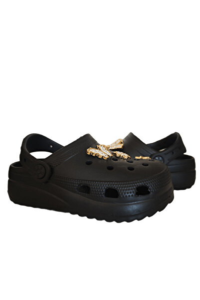 Famele's Cross Anatomical Stone Black Eva Beach Sea Daily Children's Slippers 205