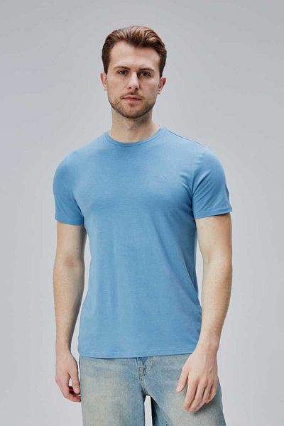DOSXX Flex 1St Quality T-Shirt Bamboo Combed Cotton Lycra Men's Short Sleeve Slim Fit O Neck T-Shirt