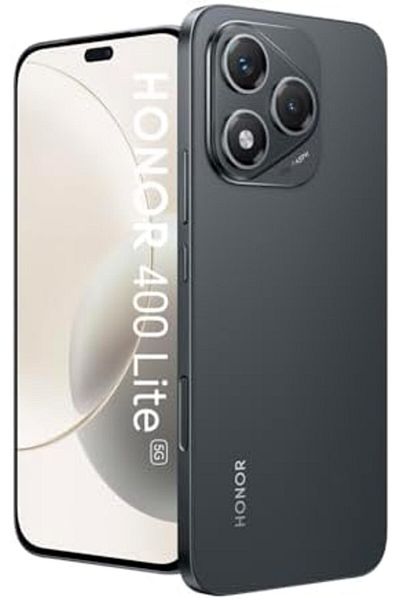 HONOR 400 لايت 5G ثنائي الشريحة، أسود مخملي، 8 جيجابايت رام، 256 جيجابايت - إصدار الشرق الأوسط