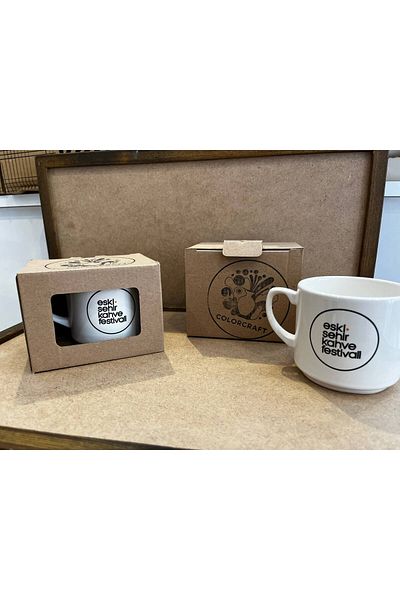 ColorCraft Eskişehir Coffee Festival Logo Filter Coffee, Espresso and Coffee Glass