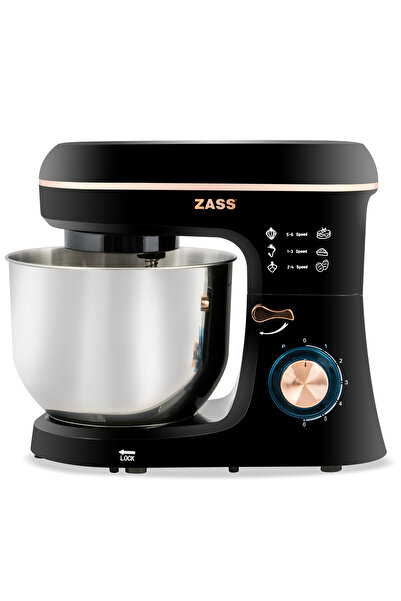 Zass Planetary mixer ZASS Rose Gold ZPSM 20, 1400 W, 6 L stainless steel bowl, 6 speeds, Pulse function