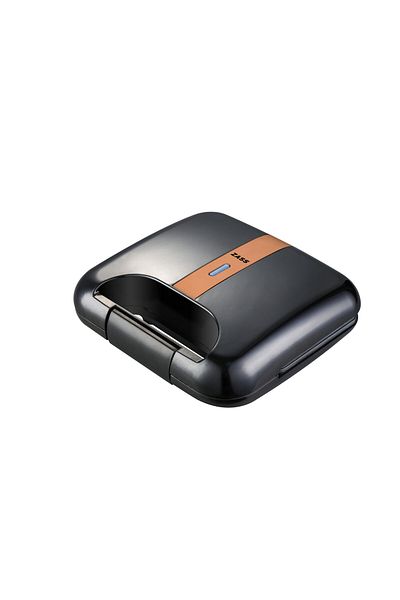 Zass Aparat de gătit sandwich Zass ZSM 20 Rose Gold, putere 750W, plăci grill nedetașabile 22x12 cm, indicator LED