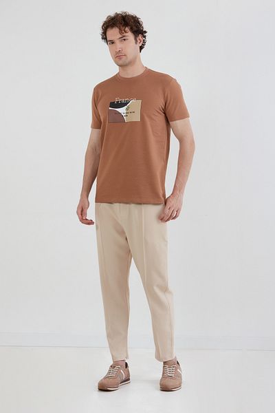 Fulla Moda Elastic Waist Cuffed Jogger Pants