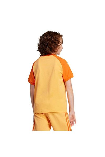 adidas Παιδικό πορτοκαλί μπλουζάκι 3 Stripe Tee Jc7292