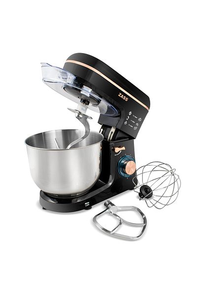 Zass Planetary mixer ZASS Rose Gold ZPSM 20, 1400 W, 6 L stainless steel bowl, 6 speeds, Pulse function