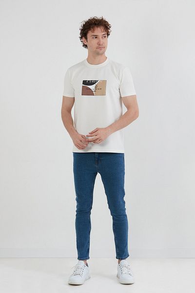 Fulla Moda Μπλουζάκι με κέντημα με γράμματα Γαλλίας