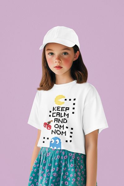 SEVBANO Tricou pentru copii unisex cu jocuri imprimate Pacman (vârsta 1-12)