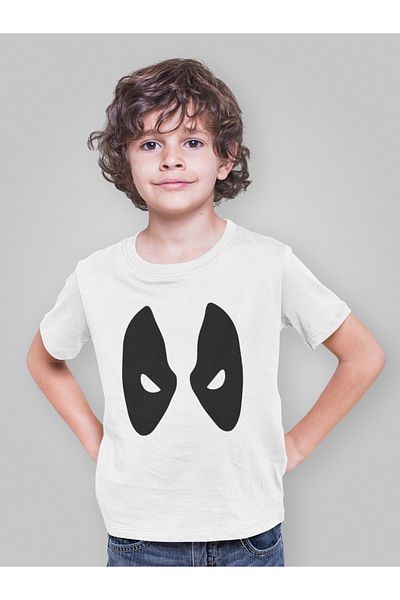 SEVBANO Tricou pentru copii cu film unisex cu imprimeu Deadpool (vârsta 1-12)