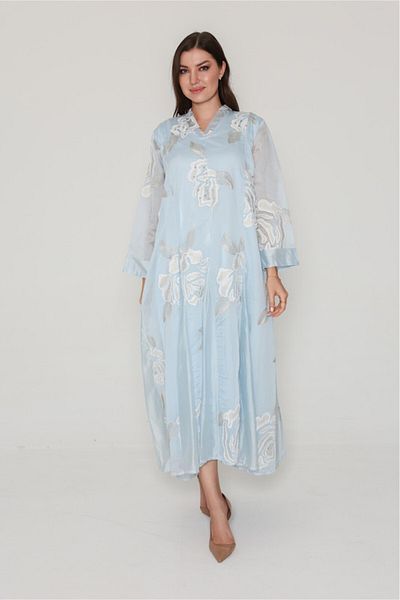 IKKXA Flowy Flower Pattern Dress