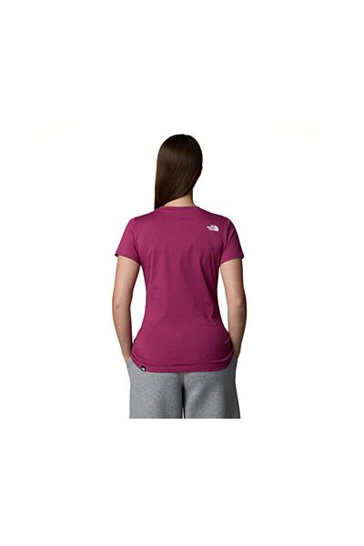 THE NORTH FACE W Ss Sd Slim Tee Women's Casual T-Shirt Nf0A87Nh6Eo1 Pink