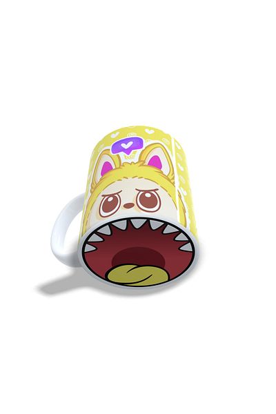 EDESİNG Labubu Ceramic Mug Cup