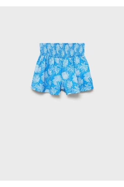MANGO Kids Floral patterned shorts