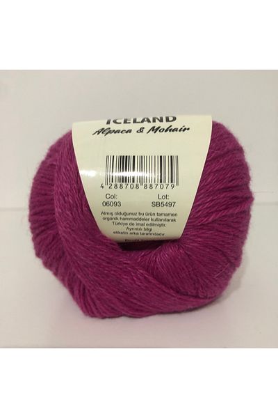 Etrofil Iceland Hand Knitting Rope 06093 Alpaca & Mohair / Fuchsia