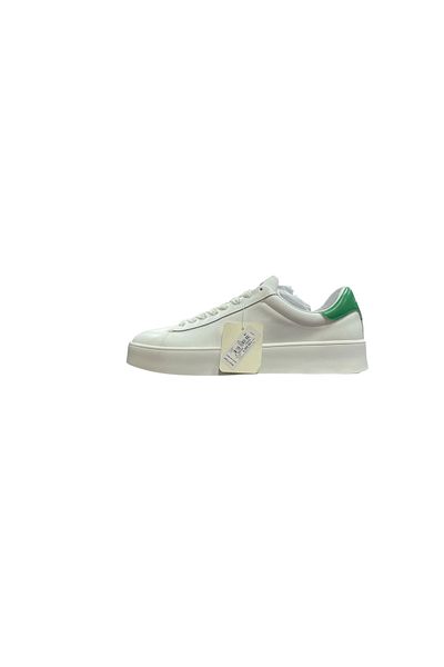Lufian Anton Men's Genuine Leather Sneaker White Green 111230254