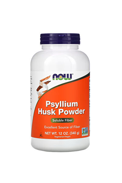 Now Foods Supplements, Psyllium Husk Powder, Non-GMO Project Verified, Soluble Fiber, 12-Ounce 340gr