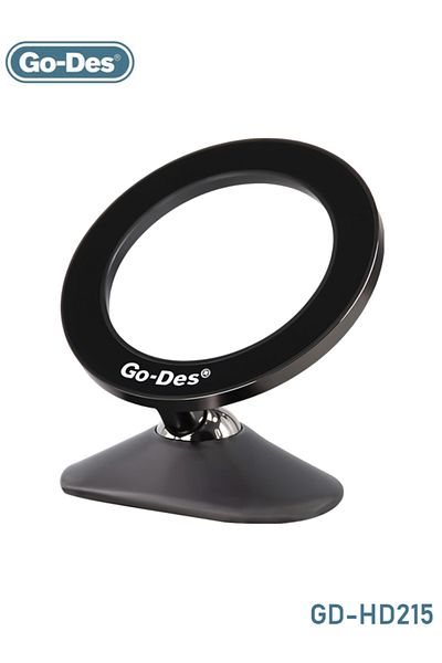 Go-Des Magnetic Phone Holder, 360° Rotation, Strong Grip, Dashboard Mount Compatible - GD-HD215