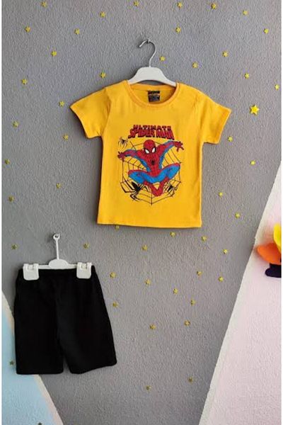 Selen Spider-Man Printed Boys Two Sets