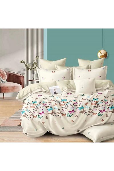 Five Store Single bed linen, Perhoset, mercerized cotton, multicolor, 4 pieces
