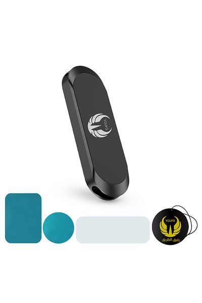 Youfo Magnetic Phone Holder - Universal Car/Wall Mount with Cable Organizer - Y4818