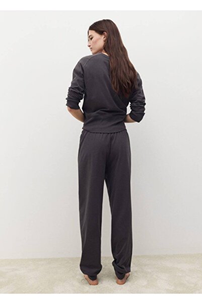 MANGO Woman Karbonize pamuklu jogger pantolon
