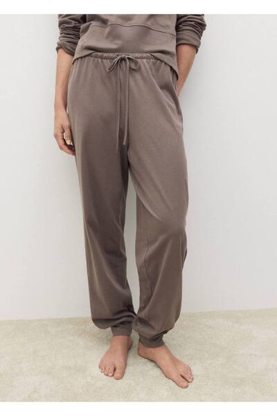 MANGO Woman Karbonize pamuklu jogger pantolon