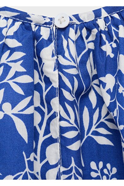 MANGO Kids Desenli pamuklu tulum