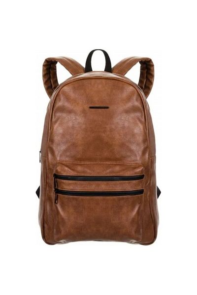 OEM Men's Backpack in Eco Leather, Brown