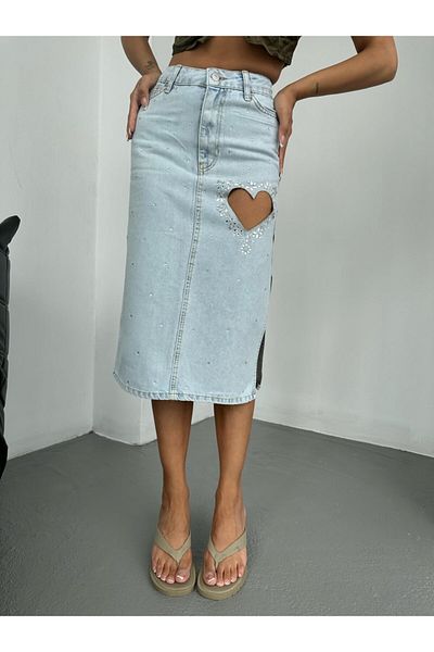 DENİKK TENDINȚĂ FUSTĂ JEAN DENIM DESIGN SPECIAL