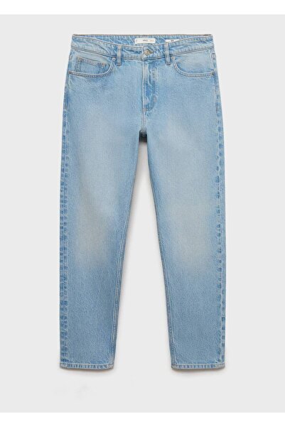 MANGO Man Ben cropped tapered fit jean pantolon
