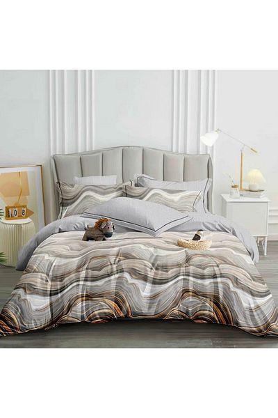 Five Store Single bed linen, Mikell, mercerized cotton, multicolor, 4 pieces