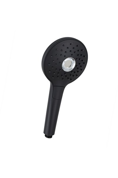 AWDO AWD Black Wall shower head, ABS plastic, 4.8x12.1x26.4 cm