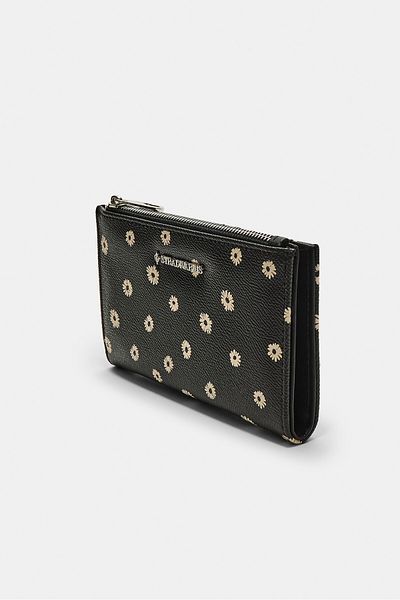 Stradivarius Printed purse with zip