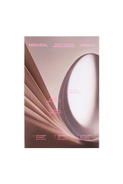 Mediheal Retinol Collagen Ampoule Lifting Mask 30 ml - sheet mask with retinol
