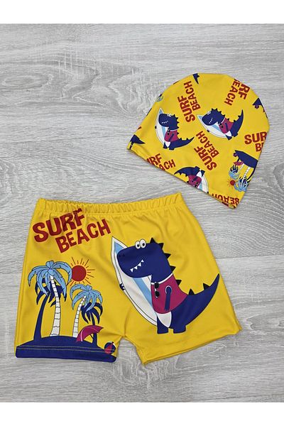 MODANINO Boys' Bony and Shorts Swimwear Set 12256