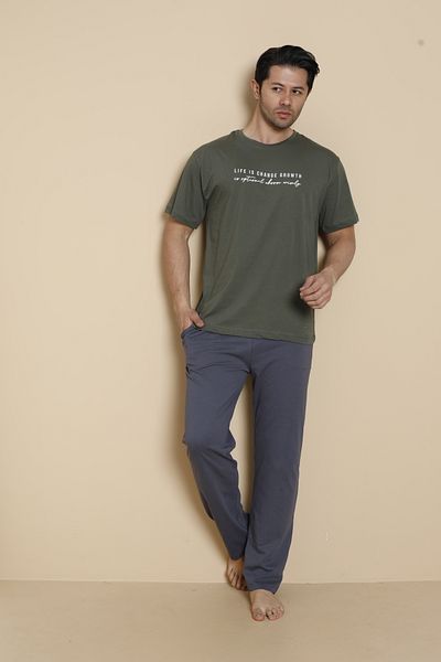 Redline Men's Short Sleeve Pajama Set 9003