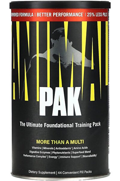 Universal Nutrition Animal Pak - مجموعة التدريب الأساسية النهائية (44 عبوة حبة)