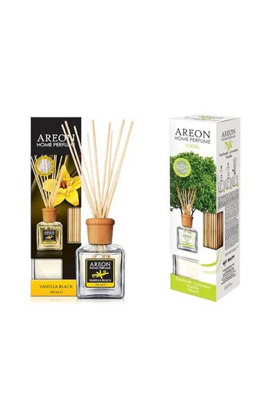 Areon Room Air Freshener Reeds Package, Areon Home Perfume, 150ml Vanilla Black + Betisoa Air Freshener