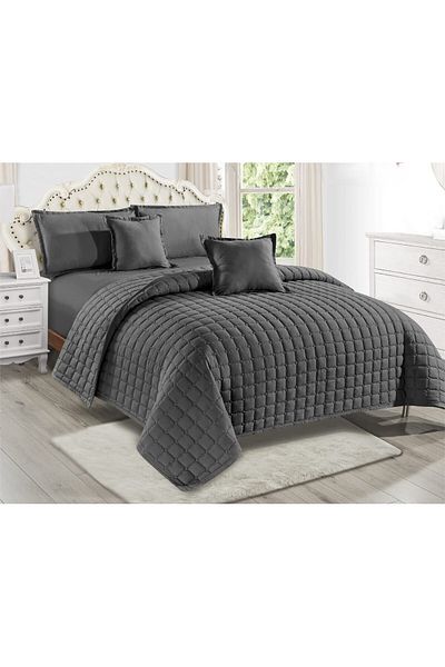 Moon 4-piece plain microfiber hotel duvet cover set, single bed sheet, 170*220 cm