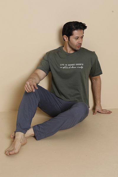 Redline Men's Short Sleeve Pajama Set 9003